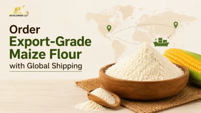 Order Export-Grade Maize Flour with Global Shipping